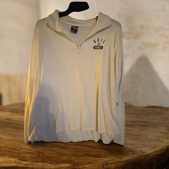 Outfitter Trading Co Other - Vail 1962 Men's Beige Zip-Up Sweater